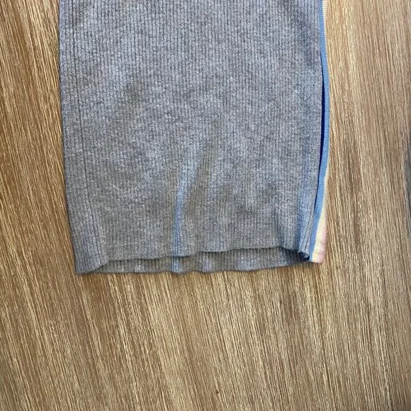 Spiritual Gangster Jumpsuit Romper Sleeveless Ribbed Side Stripes Gray Size S - Picture 7 of 9